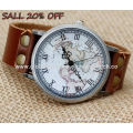 Fashion Fancy Watch for Ladies with High-quality PU Strap, 1-3ATM Waterproof